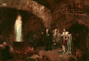 "As bruxas ou Fausto" Ilustração para a obra de Johann Wolfgang von Goethe (1749-1832) (pintura)