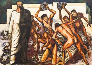 O Martírio de Santo Estêvão de José Clemente Orozco