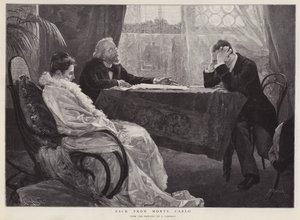 Regresso de Monte Carlo (litho) de Jose Garnelo y Alda