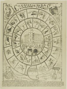 Jogo de dados na tourada de José Guadalupe Posada