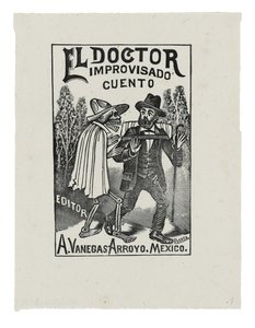 The Improvised Doctor Tale, c.1888-1913, impresso em 1942 (gravura) de José Guadalupe Posada