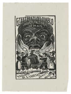 The Devil&39;s Head, c.1900, impresso em 1942 (gravura) de José Guadalupe Posada