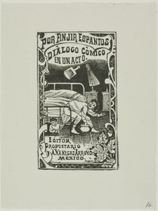 Fingindo ser fantasmas de José Guadalupe Posada