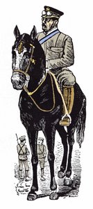 A Revolução Mexicana (1910-1920): retrato de Victoriano Huerta (1854-1916). Xilografia de Jose Guadalupe Posada (1852-1913). de José Guadalupe Posada