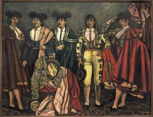 Las senoritas toureiros (toureiros femininos). 1931 (óleo sobre tela)