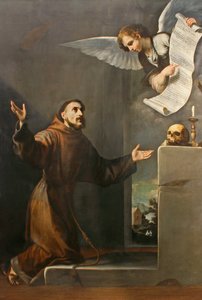 São Francisco recebe os estigmas, primeiro terço do século XVII.