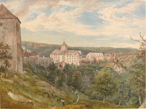 Castelo de Eichhorn à noite de Josef Höger
