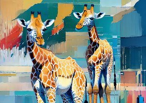 Animais girafas 1