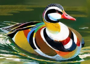 Animais: pato mandarim 2