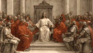 Jesus_Pilado no tribunal_01 de Josef Johann Michel