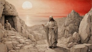 Jesus_ressuscita Lázaro dos mortos_02 de Josef Johann Michel