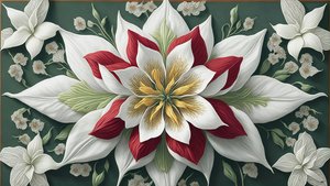 mandala: Amaryllis elementos_01