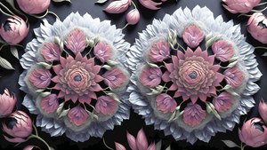 mandala: peónias - elementos florais_01