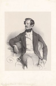 Alexander barão von Bach (1813-1893), jurista, político de Josef Kriehuber