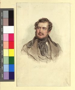 Christin Freiherr von Zedlitz de Josef Kriehuber