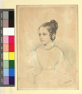 Emilie Kriehuber, filha de Josef Kriehuber (?) de Josef Kriehuber