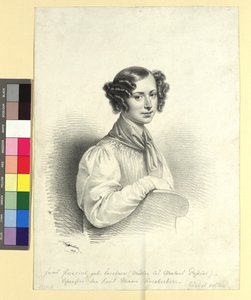 Senhora Alosia Passini, nascida Forstner de Josef Kriehuber