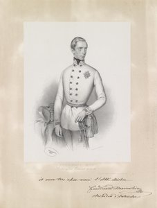 Retrato do jovem arquiduque Ferdinand Maximilian de uniforme