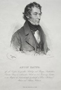 Retrato do Dr. Anton Hayne de Josef Kriehuber