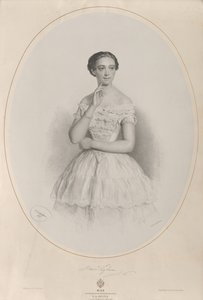 Retrato da bailarina Marie Taglioni 1804-1884, 1853.