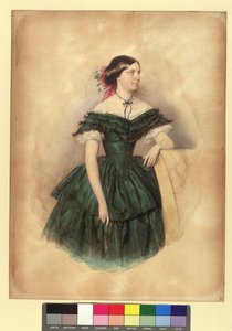 Violetta von Schmerling, nascida Bienerth de Josef Kriehuber