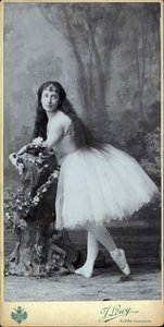 Luigia Cerale como Giselle, c. 1880. de Josef Löwy