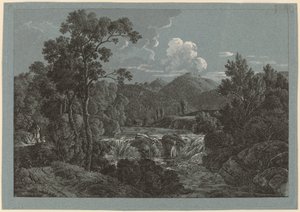 A cachoeira perto de Schladming no Steiermark de Josef Rebell