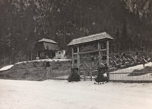 Álbum "Meine weltkriegs - Erinnerungen South-West Front (Caríntia, Itália, Tirol do Sul) (My world war - memories of the South-Western Front in Carinthia, Italy, Trentino-Alto Adige) 31/03/1915-12/11/1918 - Josef Zohles Wien ": cemitério militar em Seisse de Josef Zohles