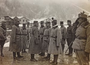 Álbum "Meine weltkriegs - Erinnerungen South-West Front (Caríntia, Itália, Tirol do Sul) (My world war - memories of the South-Western Front in Carinthia, Italy, Trentino-Alto Adige) 31/03/1915-12/11/1918 - Josef Zohles Wien ": o Arquiduque
Frederick de de Josef Zohles