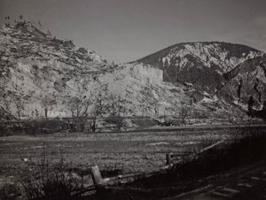 Álbum "Meine weltkriegs - Erinnerungen South-West Front (Caríntia, Itália, Tirol do Sul) (My world war - memories of the South-Western Front in Carinthia, Italy, Trentino-Alto Adige) 31/03/1915-12/11/1918 - Josef Zohles Wien ": Forte Hensel (foto a p/b)