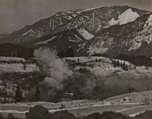 Álbum "Meine weltkriegs - Erinnerungen South-West Front (Caríntia, Itália, Tirol do Sul) (My world war - memories of the South-Western Front in Carinthia, Italy, Trentino-Alto Adige) 31/03/1915-12/11/1918 - Josef Zohles Wien ": zona de guerra (foto a p/b) de Josef Zohles