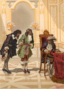 Giovanni Domenico Cassini apresentado a Louis XIV por Colbert de Josep or Jose Planella Coromina