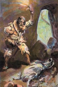 Robinson Crusoe: vejo um bode velho (cor litho)