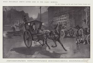 Como Piccadilly Circus se parece de manhã cedo (litho) de Joseph (after) Finnemore