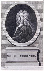 Sir James Thornhill (gravura) de Joseph (after) Highmore