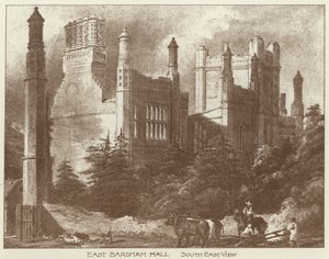 East Barsham Hall, Norfolk (litho) de Joseph (after) Nash