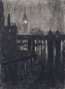 Torre do Relógio, Noite (litho)