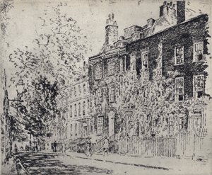 Great College Street (litho) de Joseph (after) Pennell