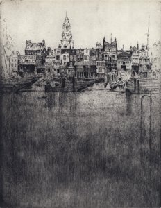 Limehouse (litho) de Joseph (after) Pennell