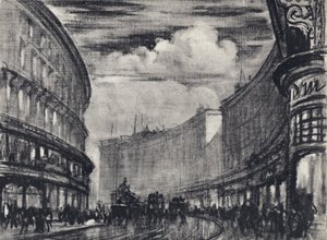 Quadrante do Regente (litho) de Joseph (after) Pennell