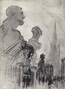 Demolidores de Navios, Pimlico (litho) de Joseph (after) Pennell