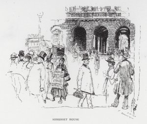 Somerset House (litho) de Joseph (after) Pennell