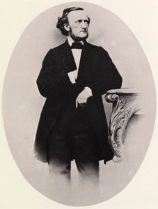 Richard Wagner, compositor alemão, 1864 de Joseph Albert