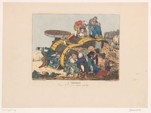 Gekantelde hooiwagen met passagiers
Pauvre bi bi!! je en mourrai peut-être (título sobre o objecto)
Ongemakken (título da série)
Inconveniente (título da série sobre o objecto)