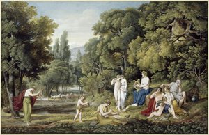 Paisagem arcádica de Joseph Anton Koch