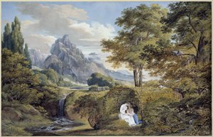 Paisagem arcádica de Joseph Anton Koch