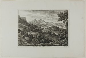 Castelo de Santo Estevão de Mezzo e Canturano de Joseph Anton Koch