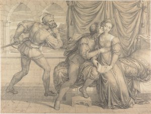 Paolo e Francesca, surpreendidos por Gianciotto Malatesta, 1809.