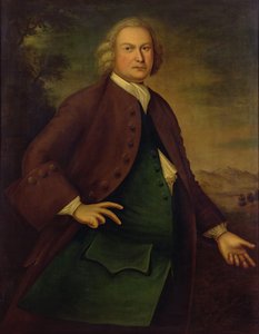 Retrato do Sr. Daniel Rea, c.1757 (óleo sobre tela) de Joseph Badger