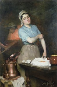 O cozinheiro de pastelaria bonita